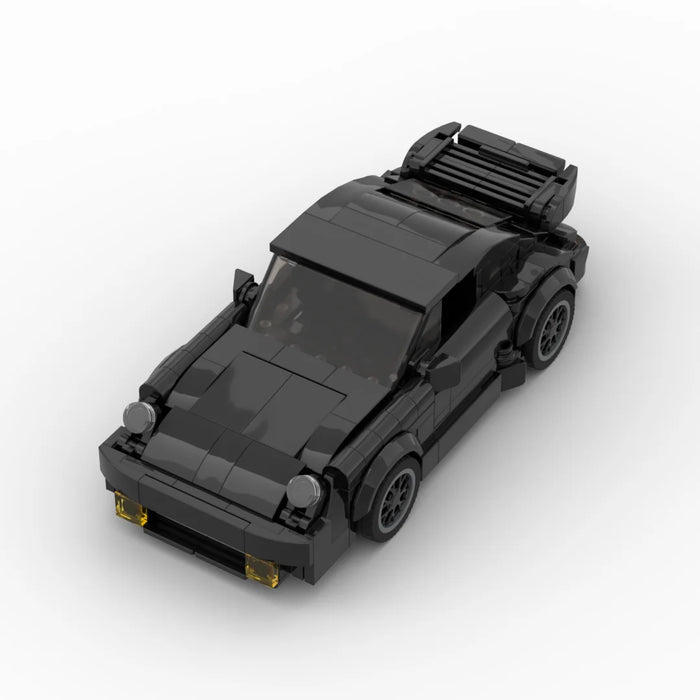 Moc-Black Bird (930) Turbo 355PCS Racing Sports Car Vehicle Racer Building Blocks Brick Creative Garage Toys