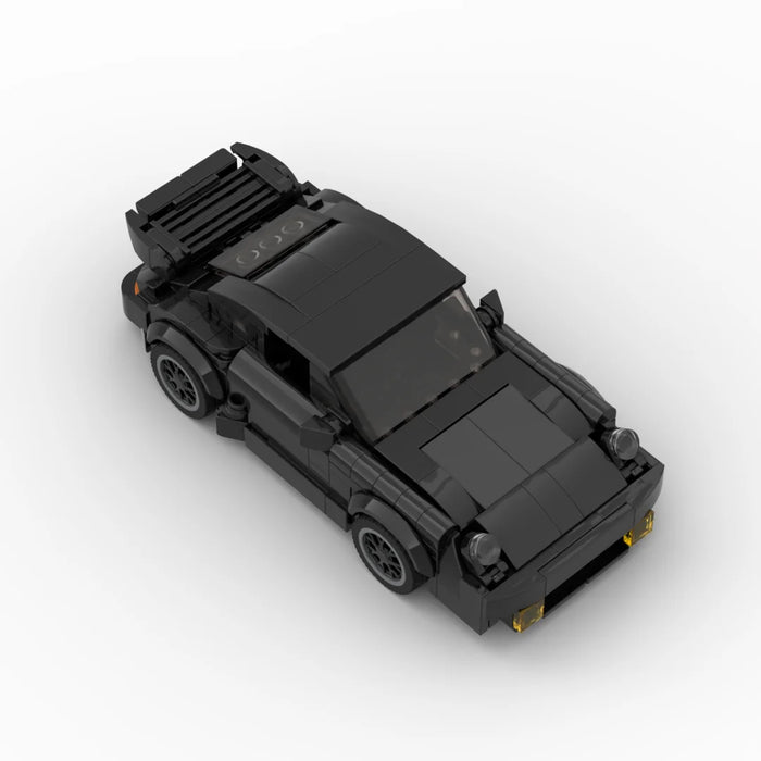 Moc-Black Bird (930) Turbo 355PCS Racing Sports Car Vehicle Racer Building Blocks Brick Creative Garage Toys