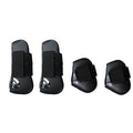 Black Hook and Loop Closure Adjustable Tendon & Fetlock Boots - Dogs and Horses
