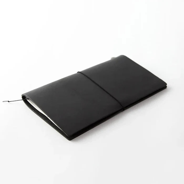 Black Leather Travellers Notebook | Regular Size