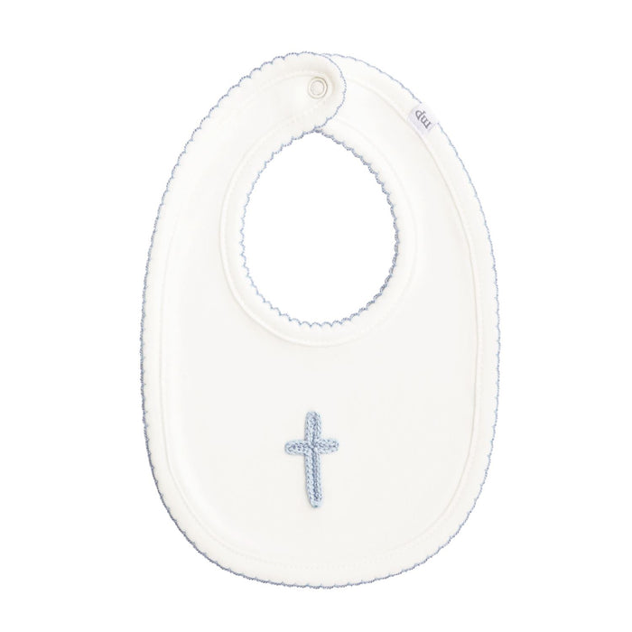 Blue Crochet Cross Bib #10280229B