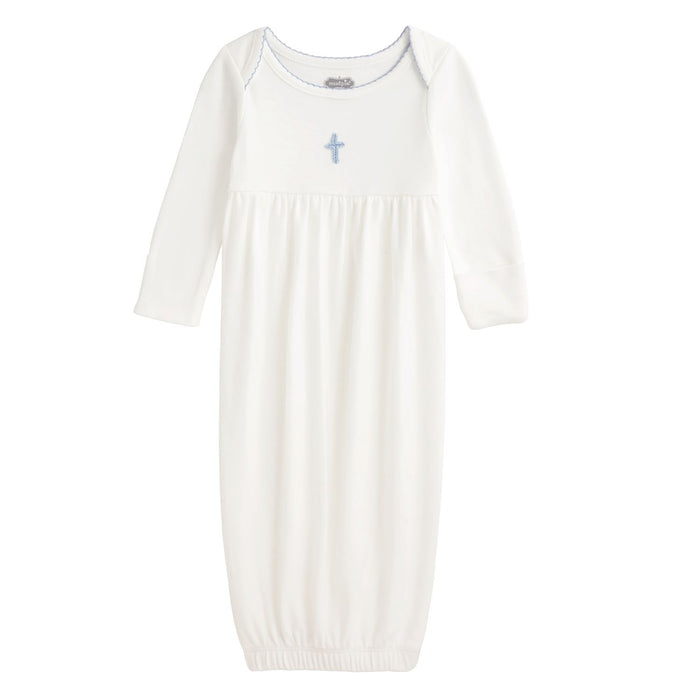 Blue Crochet Cross Gown #10800136B-03