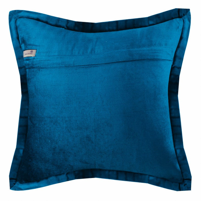 Blue Crystal Palace - Royal Blue Velvet Throw Pillow Cover