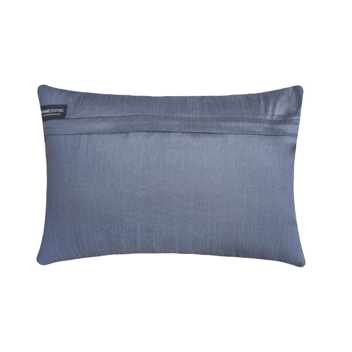 Blue Love - Art Silk Blue Decorative Lumbar Pillow Cover