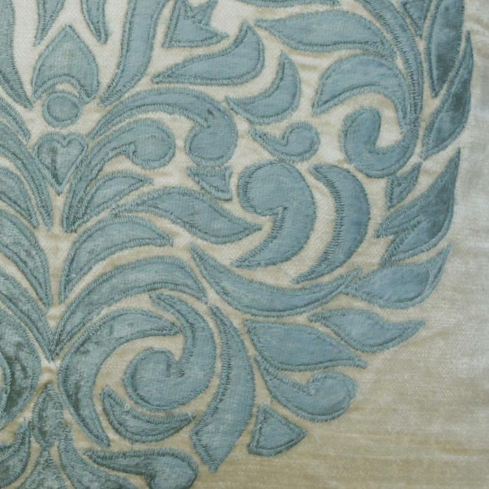 Blue Scent Floral Throw Pillow Cover
