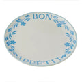 Bon Appetit Ceramic Round Platter | 33cm - Suzie Anderson Home