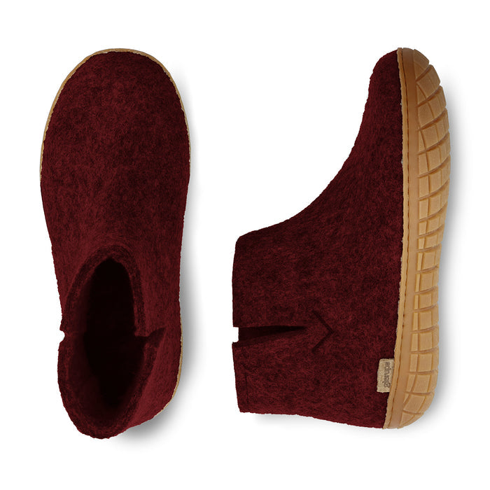 Boot with natural rubber sole - honey - Beet