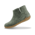 Boot with natural rubber sole - honey - Moss