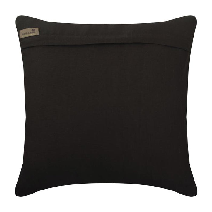 Brown Pintuck Block - Brown Linen Throw Pillow Cover