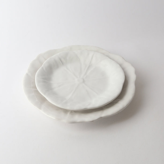 Cabbage Dinner Plate | Melamine | White - Suzie Anderson Home