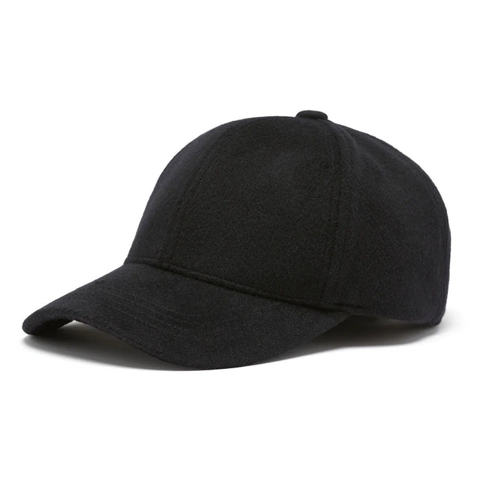 Cable | Wool Cashmere Cap | Black