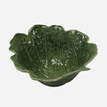 Ceramic Green Vine Leaf Bowl | Small