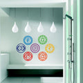 Chakras Stickers Health Yoga Meditation Symbol Art Wall Decals