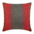 Cherry Commet - Red Art Silk Decorative Euro Sham