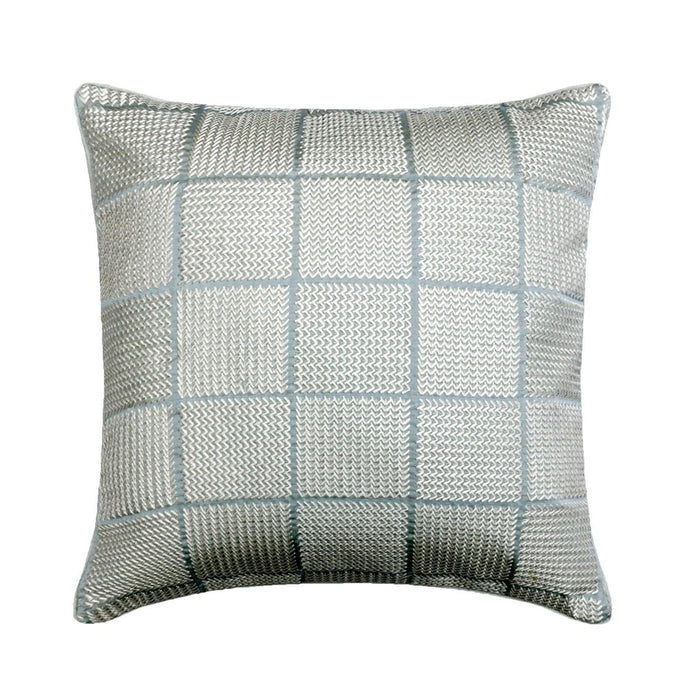 Chevron Sky Blue Decorative Euro Sham