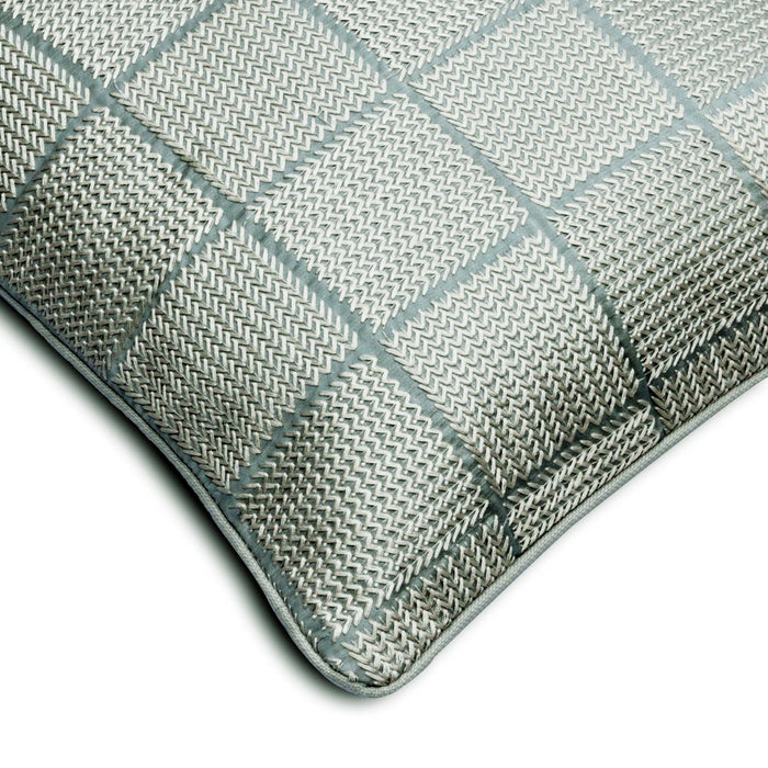 Chevron Sky Blue Decorative Euro Sham