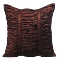 Chocolate Brown Beauty - Chocolate Brown Velvet Decorative Euro Sham