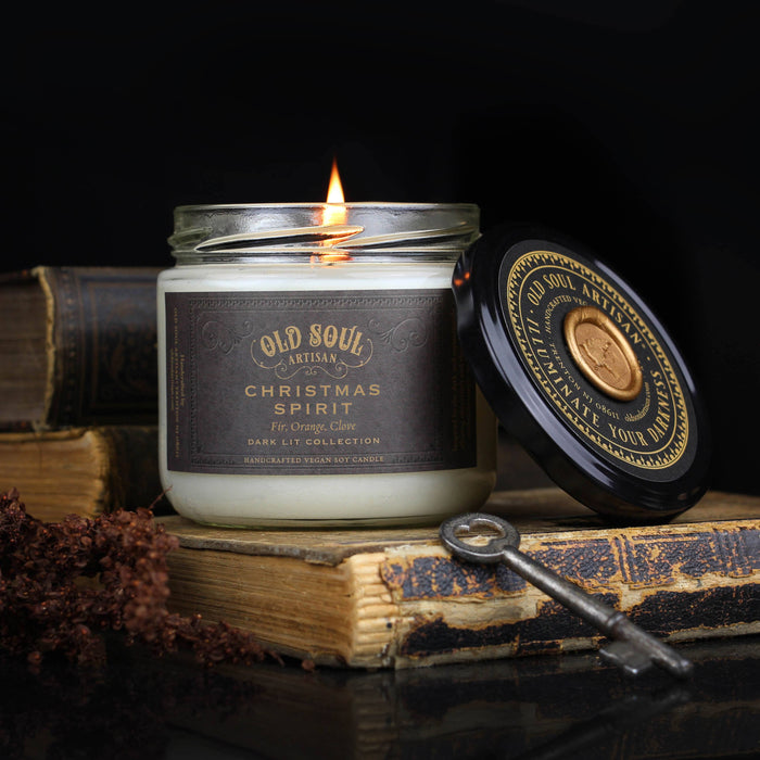 Christmas Spirit Soy Candle, 12 Oz.