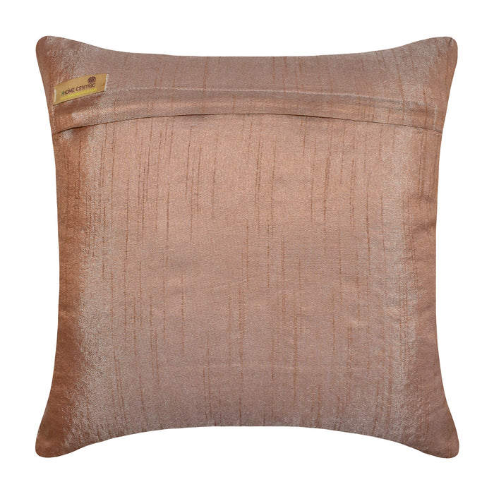 Cinderella - Peach Art Silk Throw Pillow Cover