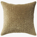 Cino Khaki Cotton Velvet Euro Pillowcase - Suzie Anderson Home