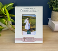 Communion Frame W/Cross & Easel Boxed - Pink #MF279P