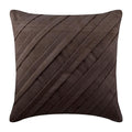 Contemporary Chocolate Brown Pillow Cover