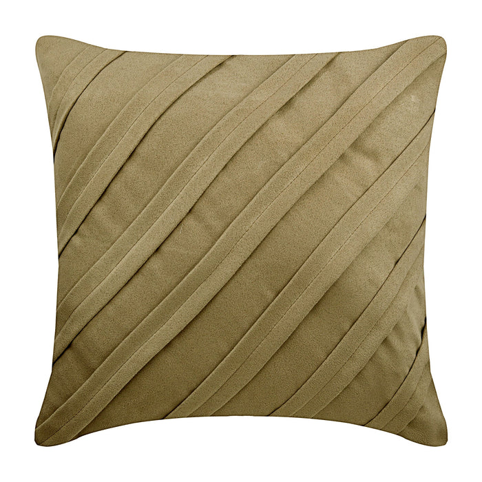 Contemporary Dark Beige Pillow Cover