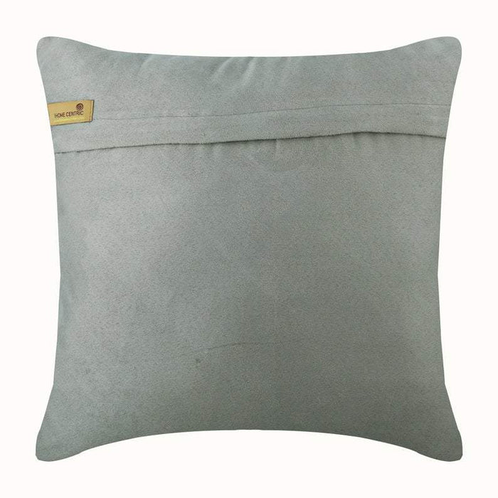 Contemporary Light Gray - Light Gray Faux Suede Decorative Euro Sham