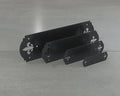 Crowned Fleur De Lis Style Straight Brackets - Various Sizes - Madison Iron and Wood