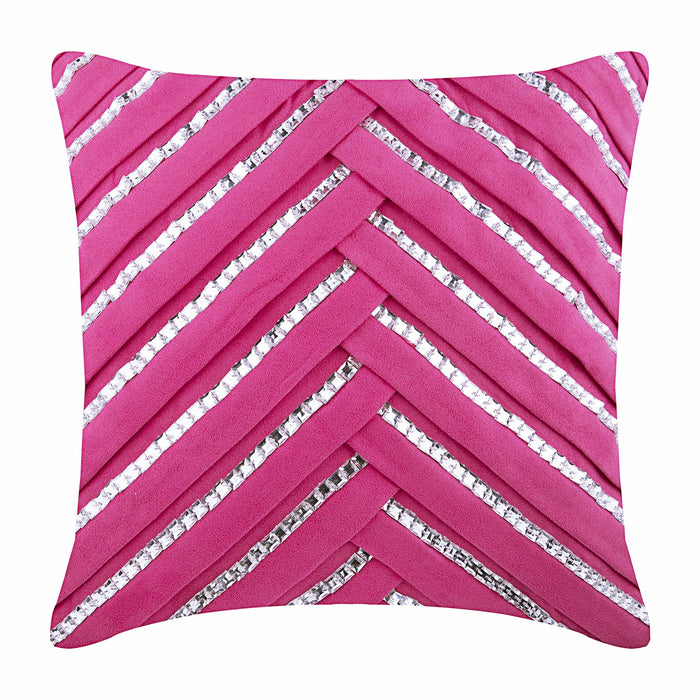 Crystal Heart Euro Sham