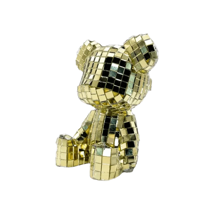 Crystal Mirror Bear Figure - cocobear