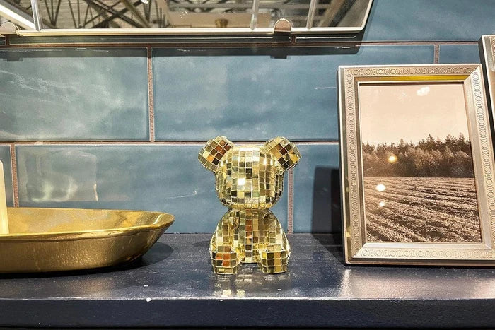 Crystal Mirror Bear Figure - cocobear