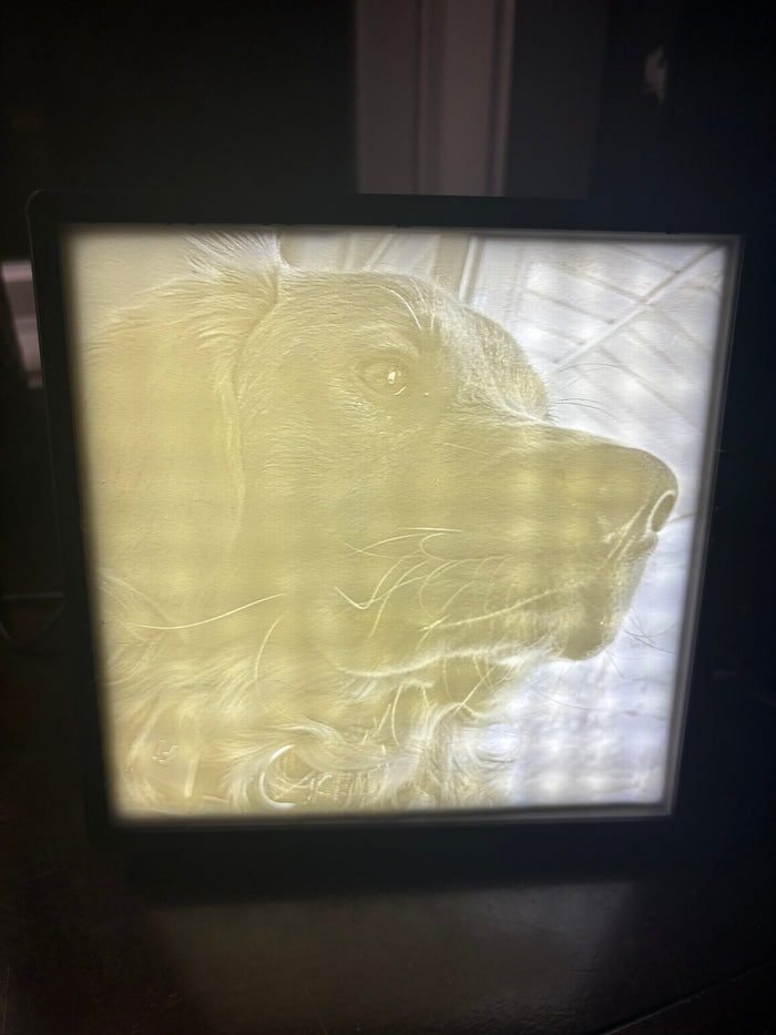 Custom 3D Photo Lithophane w/ LED
