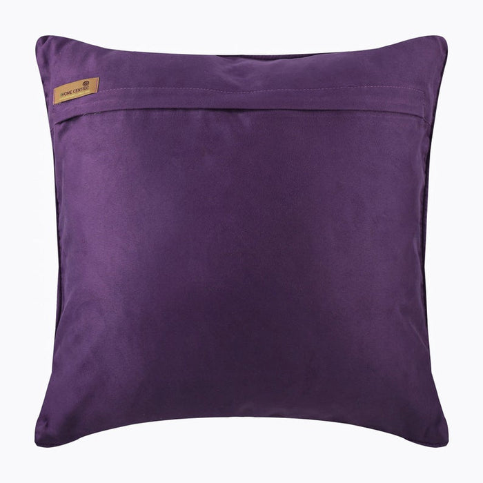 Damask Purple Galore - Purple Art Silk Throw Pillow Cover