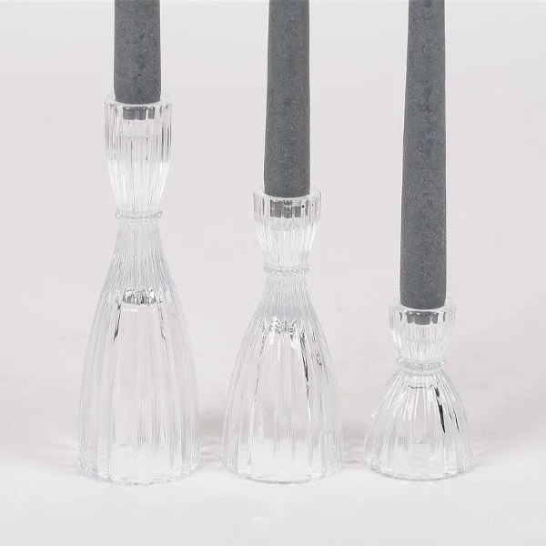 Dame Glass Candleholder | 9cm