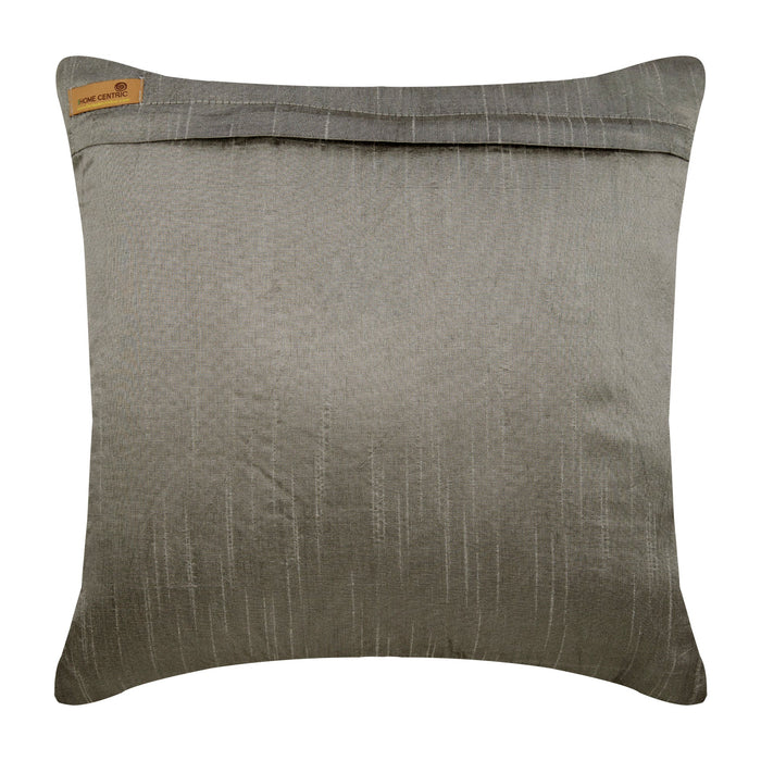 Dandelion - Ivory Art Silk Throw Pillow Cover