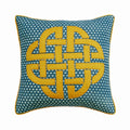 Denim Pillow Love Decorative Euro Sham