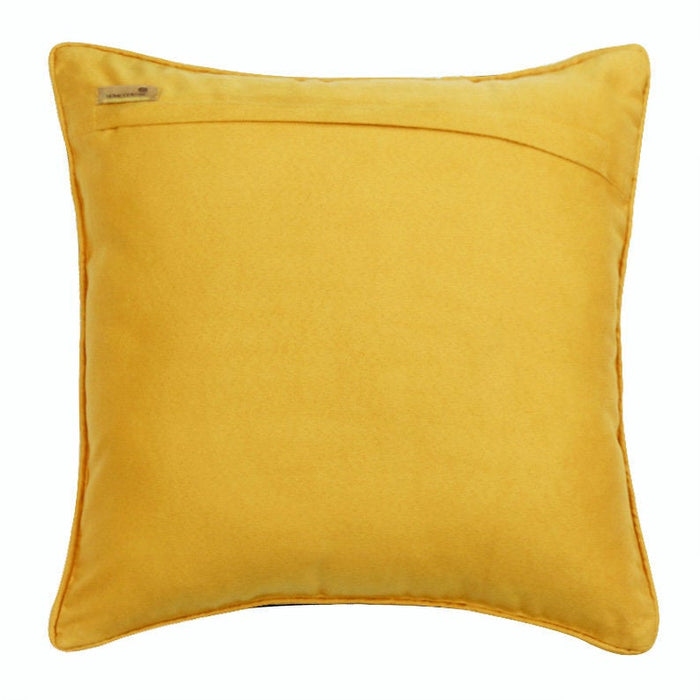 Denim Pillow Love - Blue Cotton Decorative Euro Sham
