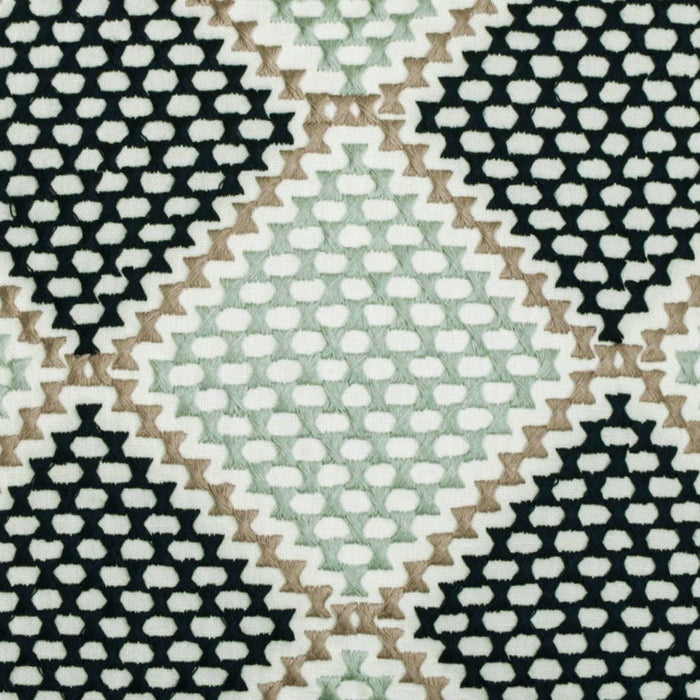 Diamond Dotty - Blue Cotton Decorative Euro Sham