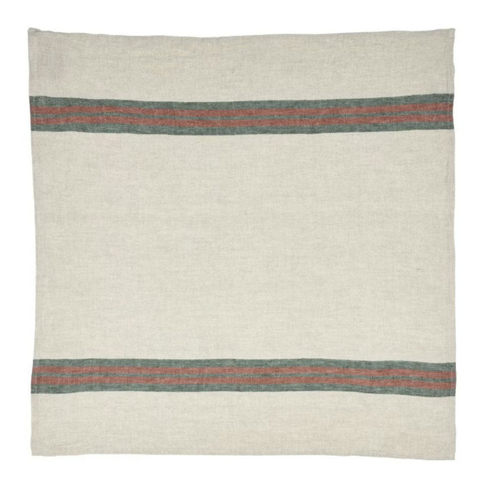 Dock Linen Tea Towel | Green Stripe - Suzie Anderson Home