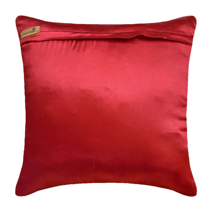 Dreamy Rust - Orange Silk Decorative Euro Sham