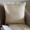 Drop Of Gold - Cream Taffeta Decorative Euro Sham