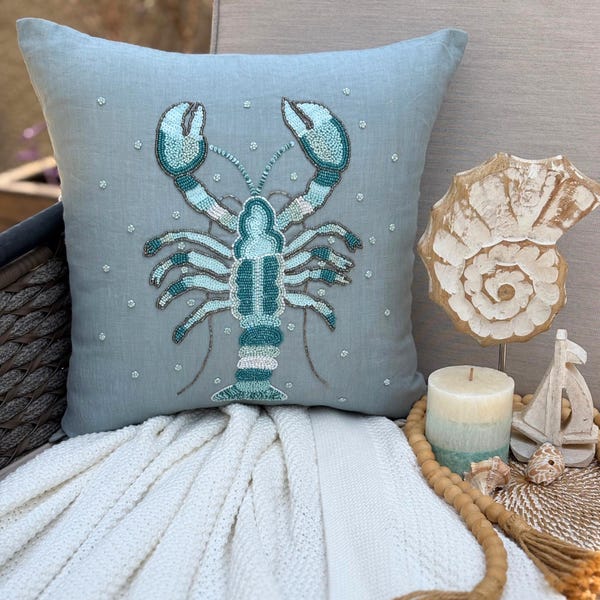 Lobster Cool / 14 x 14 inch