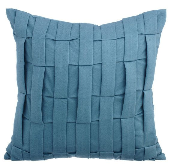 Dull Blue Love Tune Pillow Cover