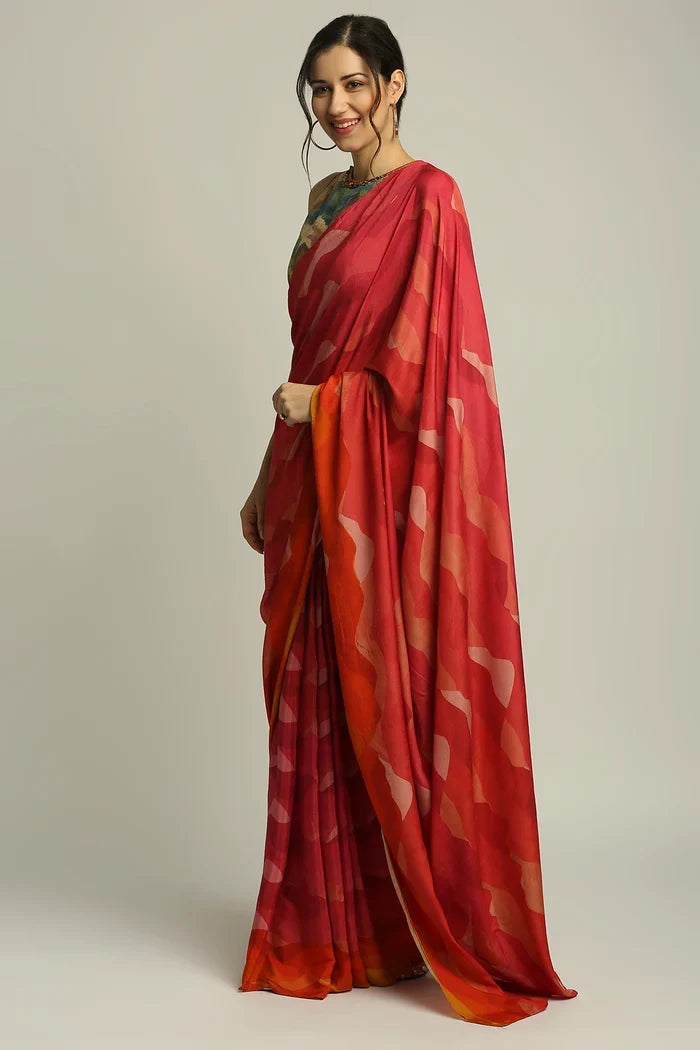 Dune Shadow Pre-Stitched Saree