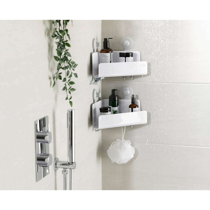 The German Outlet, Joseph Joseph, EasyStore 2-piece Corner Shower Shelf Set