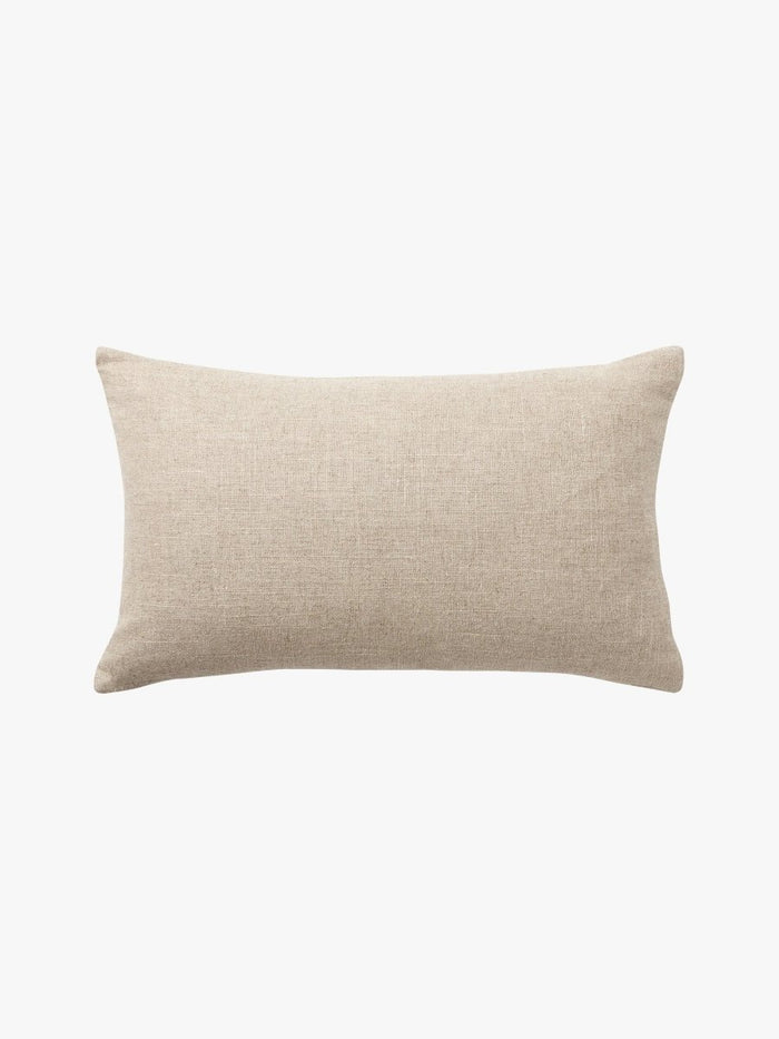 Etro Mini Velvet & Linen Cushion & Insert | Black | 30x50cm - Suzie Anderson Home
