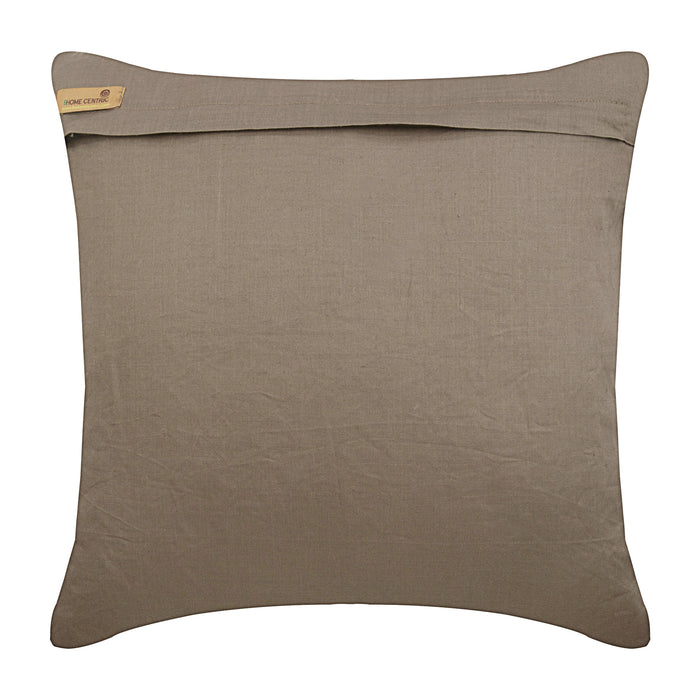 Evening In Paris - Mocha Cotton Linen Decorative Euro Sham