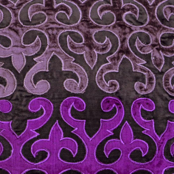Ever Plum Applique Throw Pillow Cover