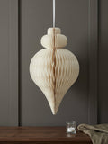 Extra Large White Teardrop Paper Decoration